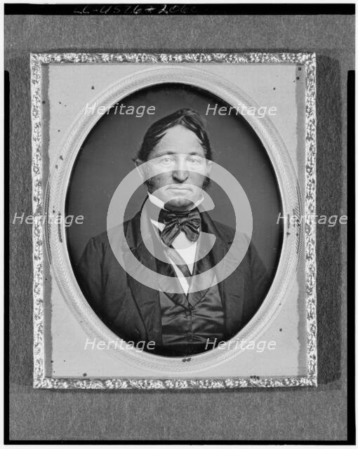 Mr. Miller, head-and-shoulders portrait, facing front, between 1840 and 1860. Creator: Unknown.