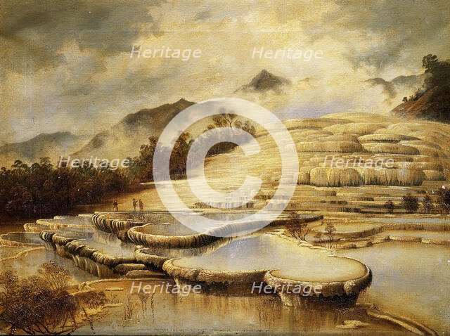 The Terraces (the white terraces), 1885. Creator: Charles Blomfield.