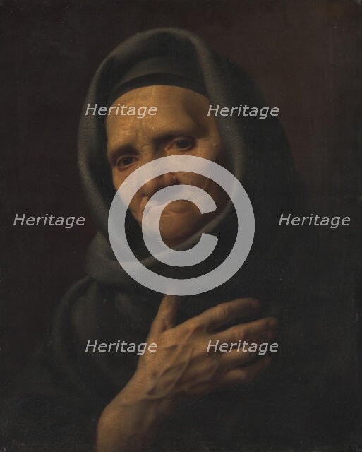 Portrait of an old woman. Creator: Fedor Petrovic Cumakov.