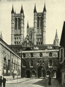 'Lincoln Cathedral and The Exchequer Gate', c1948. Creator: Unknown.