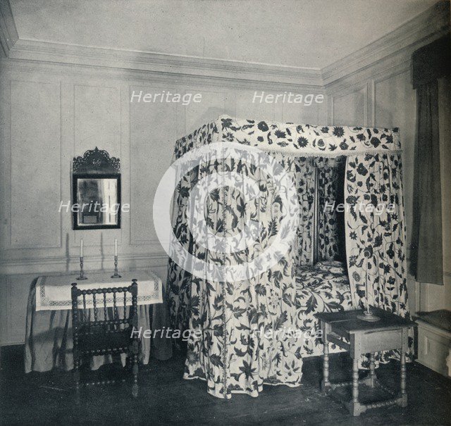 'A Bedroom from the House of Major Nicholas Sewall, at Secretary', 1930. Artist: Unknown.