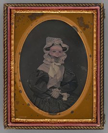 Untitled (Portrait of Masked Woman), 1858.  Creator: Rufus Anson.