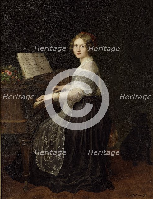 Portrait of the Soprano Jenny Lind (1820-1887), 1845.