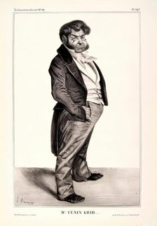 Mr. Cunin Grid..., 1833. Creator: Honore Daumier.