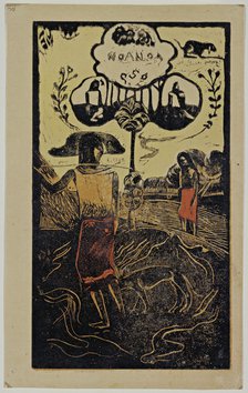 Noa Noa (Fragrance) From the Series Noa Noa, 1893-1894. Artist: Gauguin, Paul Eugéne Henri (1848-1903)