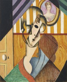 Head of a young girl, c1914. Creator: Metzinger, Jean (1883-1956)