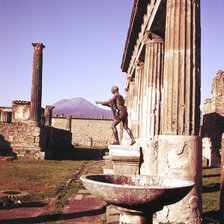 The Temple of Apollo, Pompeii, Italy.  Creator: Unknown.