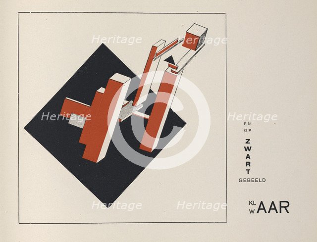 About Two Squares, 1922. Creator: Lissitzky, El (1890-1941).