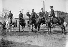 Horse Shows, Fort Myer Army officers Who Took Part In London And Stockholm Horse Show, 1912. Creator: Harris & Ewing.