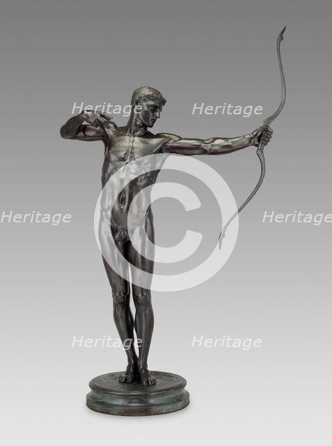 Teucer, Brother of Ajax, modeled 1881 (cast 1882), executed replica c. 1891. Creator: Hamo Thornycroft.