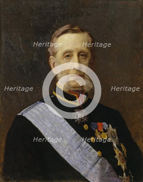 Portrait of Count Pyotr Alexandrovich Valuyev (1815-1890), 1880. Artist: Kramskoi, Ivan Nikolayevich (1837-1887)
