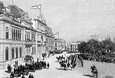 Congress buildings, Buenos Aires, Argentina, 1895. Artist: Unknown