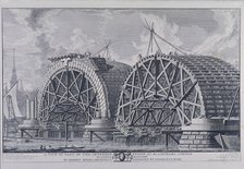 Blackfriars Bridge, London, 1766. Artist: Giovanni Battista Piranesi