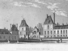 'Fontainebleau, Cour Des Cuisines', c1830.  Artist: T Owen.