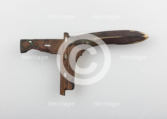 Dagger-Ax, Chinese, Yan kingdom, 3rd century B.C. Creator: Unknown.