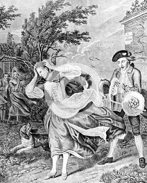 'The Ladies Disaster', 1771. Artist: Caldwell