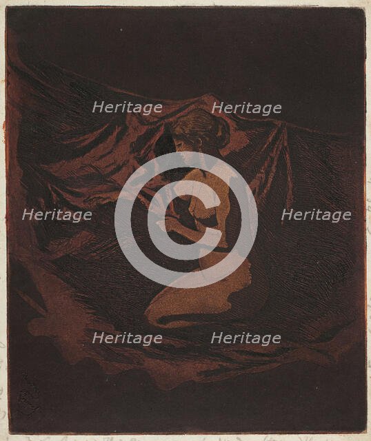 Embers Glow, 1890-97. Creator: Theodore Roussel.