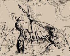 The constellation Argo Navis, 1690.