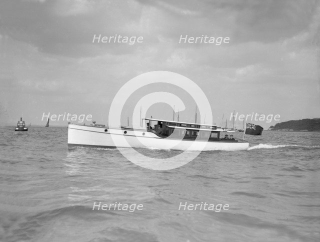 Wolseley 45ft cabin launch. Creator: Kirk & Sons of Cowes.