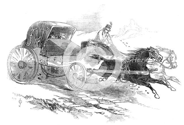 Lieutenant Waghorn's Travelling Carriage, 1845. Creator: Unknown.