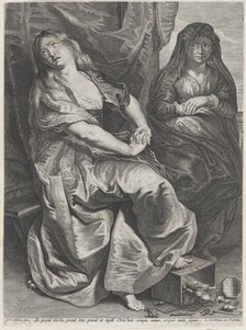 St. Mary Magdalen Trampling Her Valuables, 1622-23 Creator: Lucas Vorsterman.