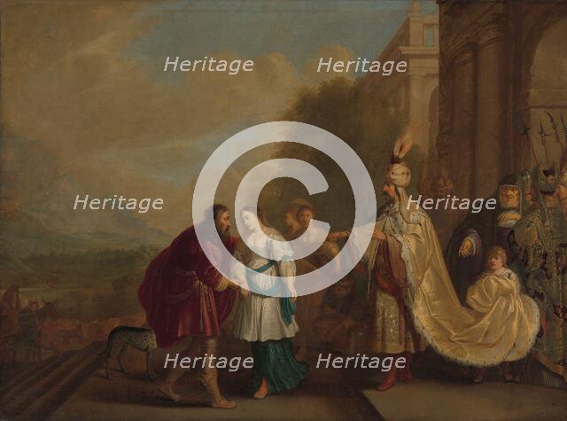 Pharaoh Gives Sarah Back to Abraham, 1640. Creator: Isaac Isaacsz.