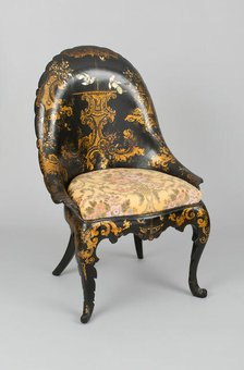 Pair of Chairs, Birmingham, 1844. Creator: Jennens & Bettridge.