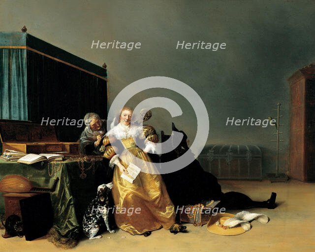 Allegory of Transience, Between 1630 and 1640. Creator: Pot, Hendrik Gerritsz. (1580/81-1657).