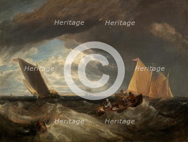 The Junction of the Thames and the Medway, 1807. Creator: JMW Turner.
