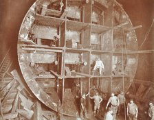 Construction of the Rotherhithe Tunnel, Bermondsey, London, November 1906. Artist: Unknown.