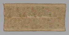 Fragment (Towel or Napkin), Turkey, 1875/1900. Creator: Unknown.