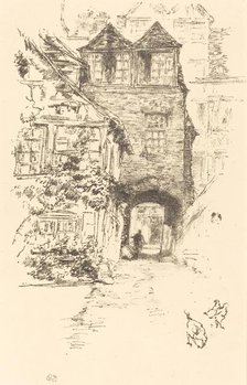 The Priest's House, Rouen, 1894/1895. Creator: James Abbott McNeill Whistler.