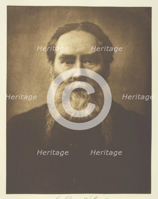 James Russell Lowell, c. 1885, printed c. 1893. Creator: Henry Herschel Hay Cameron.