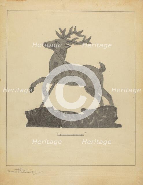 Weather Vane, c. 1938. Creator: Bernard Westmacott.