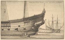 Naues Mercatoriæ Hollan [] dicæ per Indias Occidentales (Dutch West Indiaman), 1625-77. Creator: Wenceslaus Hollar.