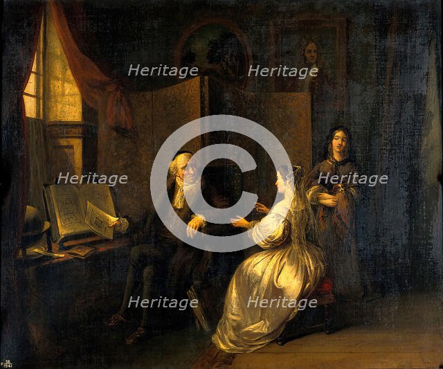 A fortune-teller. Creator: John Cawse.