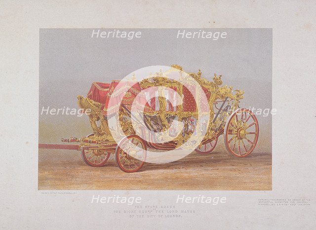 Lord Mayor's Coach, 1872. Artist: Kell Brothers