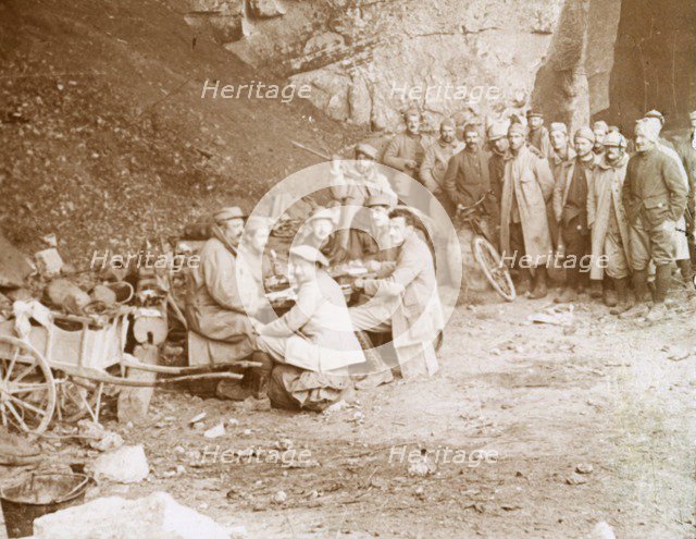 Quarry, Balleroy, northern France, c1914-c1918. Artist: Unknown.