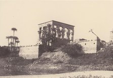 Ile de Fileh (Philæ), édifice de l'Est - Vue Générale Prise du Point C, 1851-52, printed 1853-54. Creator: Félix Teynard.