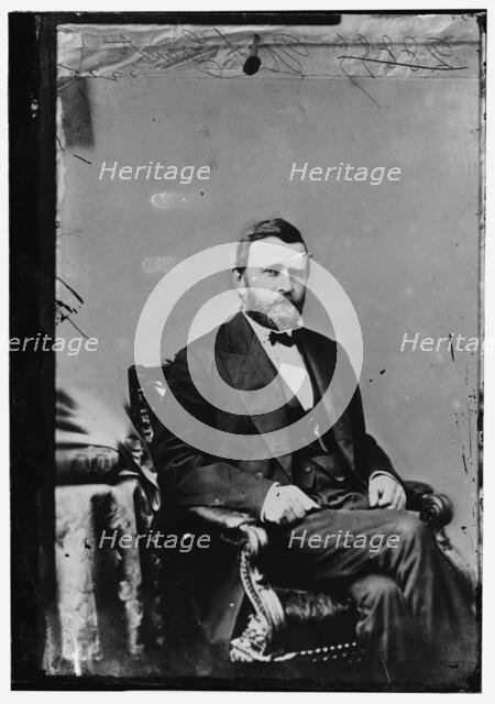 President Ulysses S. Grant, between 1870 and 1880. Creator: Unknown.