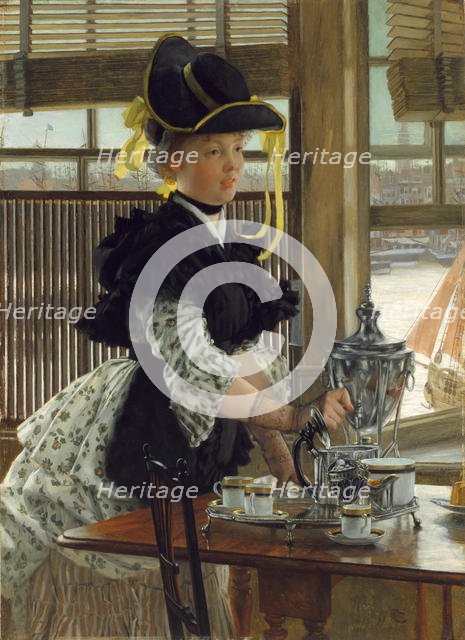 Tea, 1872. Creator: James Tissot.