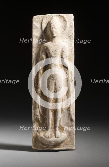 Votive Tablet with Buddha, 9th century. Creator: Unknown.