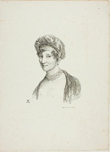 Portrait of a Woman in a Turban, n.d. Creators: Jean Antoine Laurent, Charles-Philibert de Lasteyrie.