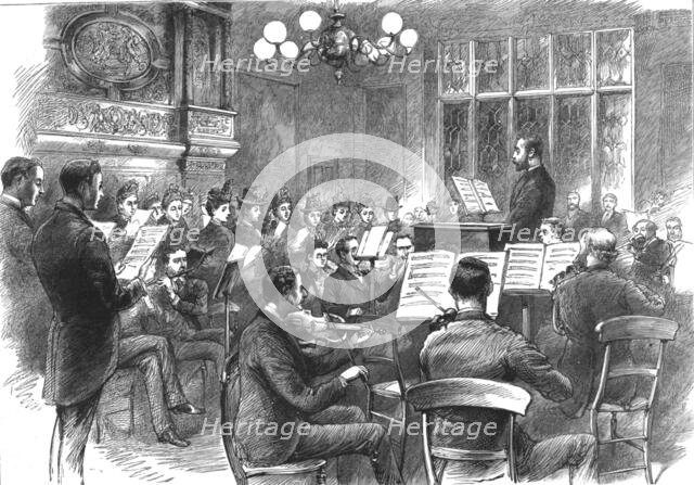 ''A Meeting of the Popular Musical Union for the Training and Recreation of the Industrial Classes', Creator: Unknown.