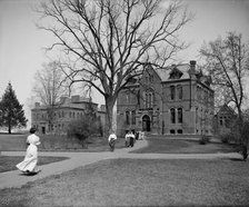 Shattuck and Williston Halls, Mount Holyoke College, South Hadley, Mass., c1908. Creator: William H. Jackson.