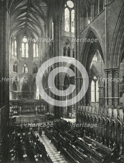 'Westminster Abbey: Choir and Apse', 1911. Creator: Unknown.