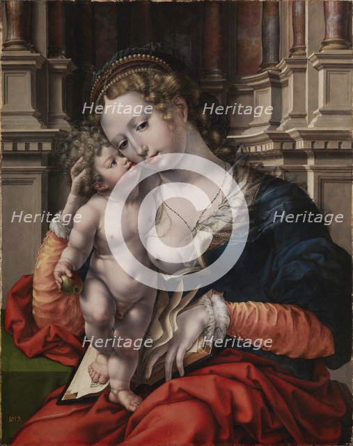 Virgin and child. Artist: Gossaert, Jan (ca. 1478-1532)
