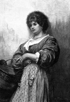 Catarina, drawn by Luke Fildes, A.R.A., 1880. Creator: Pannemaker.