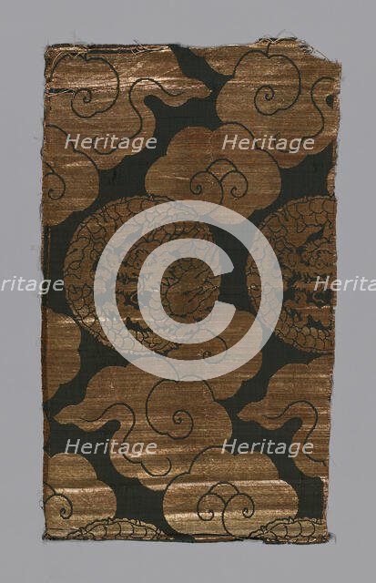 Fragment (From a Temple Hanging), Japan, late Edo period (1789-1868), 1801/25. Creator: Unknown.