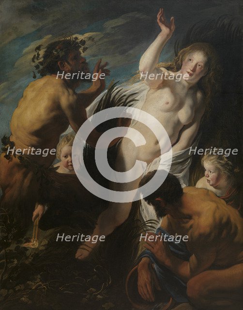 Pan and Syrinx. Artist: Jordaens, Jacob (1593-1678)